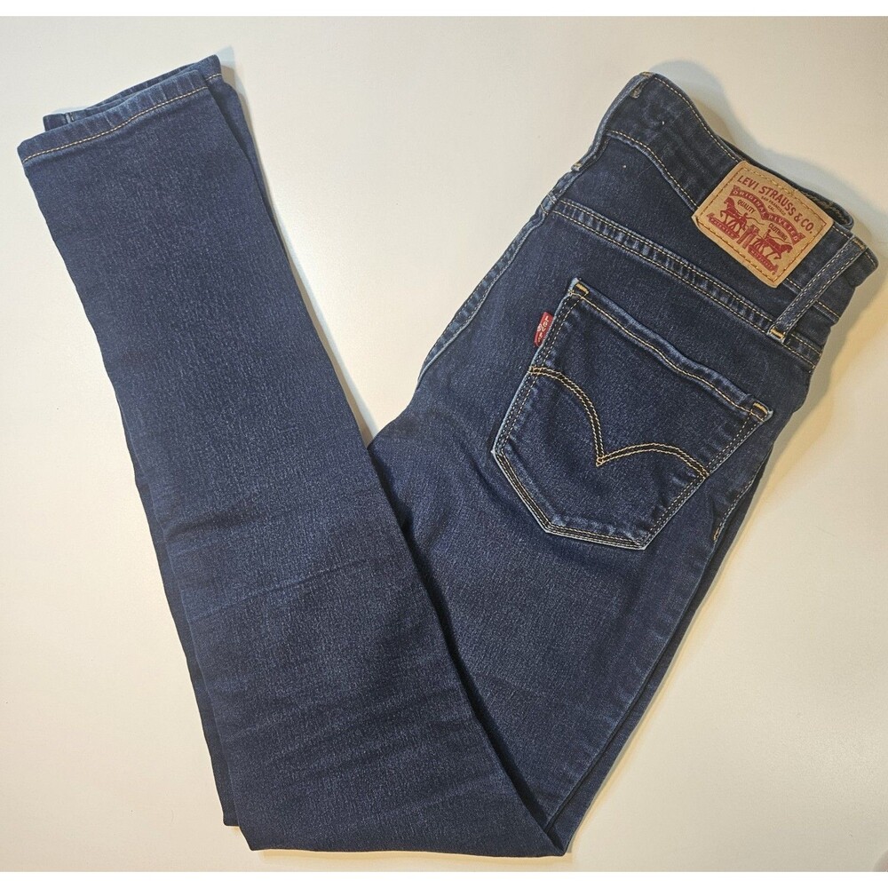 Levi's 721 High Rise Skinny Jeans Blue Women's Size W26 L30